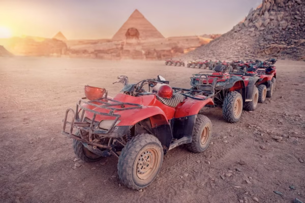 Quad Bike Pyramids Tour Around Giza Plateau With Transfer