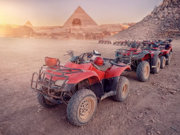 Quad Bike Pyramids Tour Around Giza Plateau With Transfer
