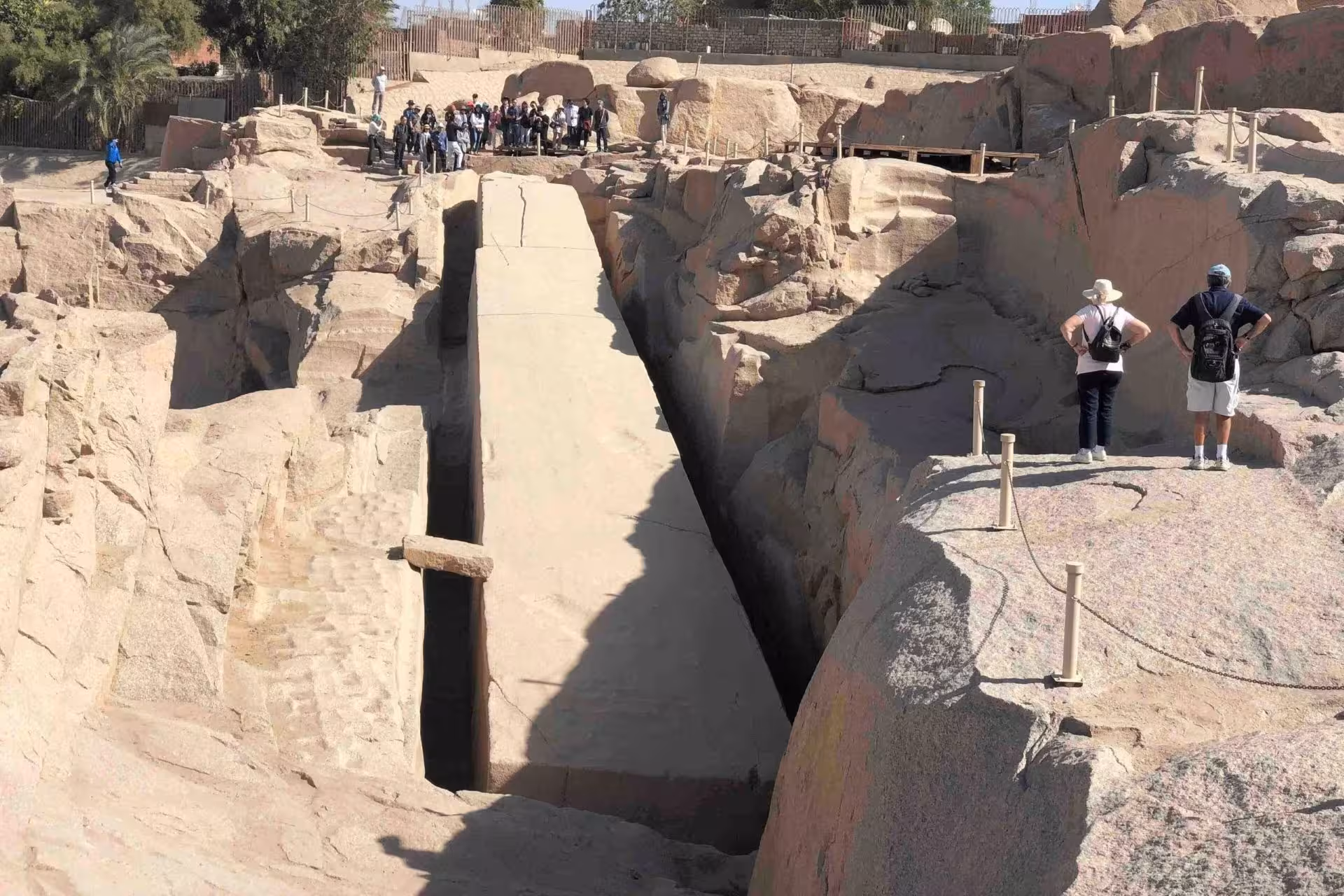 unfinished obelisk tour at Aswan