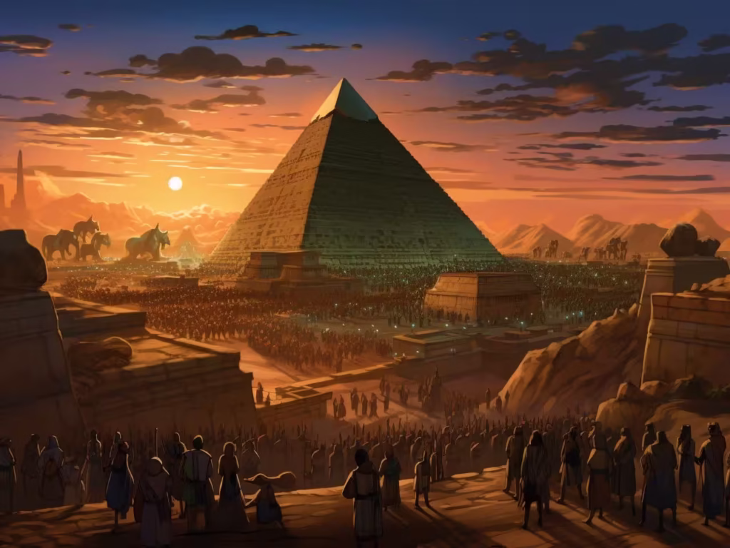 Ancient Egyptian feast - YMS Travel Egypt Ancient Egyptian feast